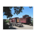 Postcard: Santa Fe Train Cars at Pomar Junction