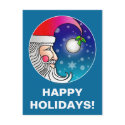 Postcard - Santa Moon postcard
