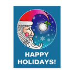Postcard - Santa Moon