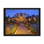 saraswati, temple, ubud, bali, indonesia, lotus,