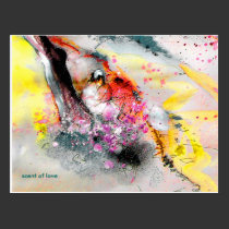Postcard "scent of love" postcards
