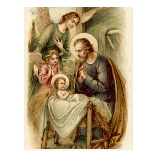Postcard (Scripture): St. Joseph Nativity
