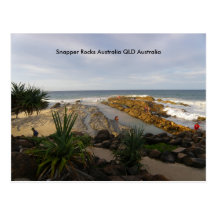 Postcard Snapper Rocks Australia QLD Australia