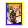 Postcard:  Soft Coated Wheaten Terrier At the Spa