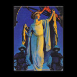 Postcard:  Spirit of the Night - Maxfield Parrish postcards