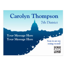 Postcard Template USA National Monuments