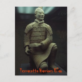POSTCARD - Terracotta Warrior Xián China postcard
