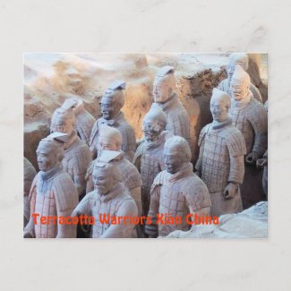 POSTCARD - Terracotta Warriors Xián China postcard
