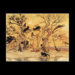 Postcard:  The Witches Sabbath - Halloween Art postcards