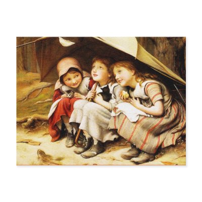 Postcard:  Three Little Kittens by VintagePets