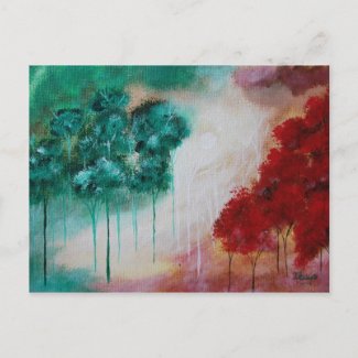 Postcard Titled: Enchanted From Original Painting zazzle_postcard