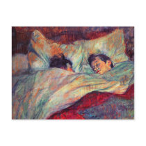 Postcard: Toulouse-Lautrec "In Bed" by VintageCabaret Postcard: Toulouse-Lautrec "In Bed"