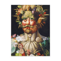 Postcard: Vertumnus (Portrait of Rudolf II) by Aquavel Postcard: Vertumnus (Portrait of Rudolf II)