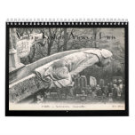 Postcard Views of Paris, France Vintage Wall Calendars