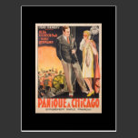 Postcard-Vintage Chicago Art-Panique a Chicago postcards