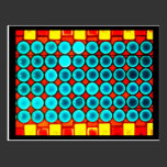 Postcard-Vintage Stained Glass-4 postcards