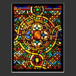 Postcard-Vintage Stained Glass-8 postcards