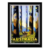 Postcard Vintage Travel Australia