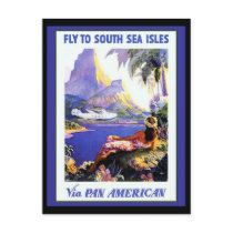 Postcard-Vintage Travel-South Seas