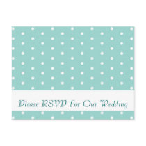 Postcard w/Dots: Robins Egg