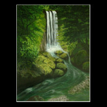 Postcard Waterfall New Zealand postcards