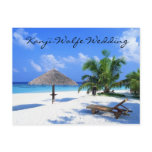 postcard wedding invitation
