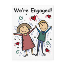 Postcard-We're Engaged