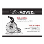 POSTCARD: We've Moved! Antique Bicycle (black)