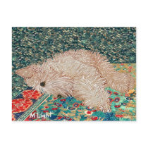 Postcard: "Wheaten Terrier Bedtime"
