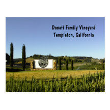 Postcard, Wine Country in Templeton, CA