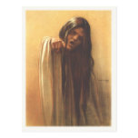 Postcard With Carlos Schwabe Painting