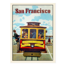 Postcard with Cool San Francisco Print