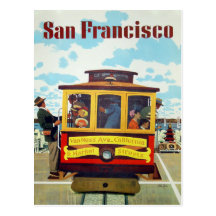 Postcard with Cool San Francisco Print