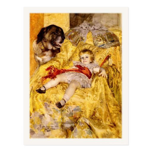 Postcard With Famous Painting Zazzle
