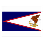 Postcard with Flag of American Samoa- USA