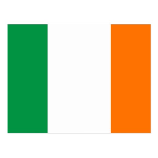 Postcard with Flag of Ireland