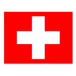 Postcard with Flag of Switzerland