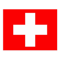 Postcard with Flag of Switzerland postcards