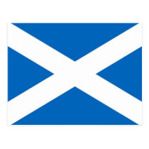 Postcard with Flag of the Scotland postcards