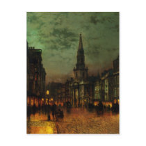 Postcard With John Atkins Grimshaw Painting