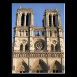 Postcard with Notre Dame de Paris cathedral postcards