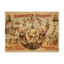Postcard With Old Circus Poster