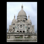 Postcard with Sacre Coeur de Paris. postcards