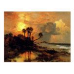 Postcard With Thomas Moran Painting