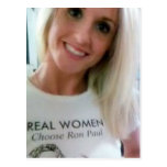 PostcardReal Women Choose Ron Paul postcards
