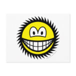 Circle saw smile   postcards
