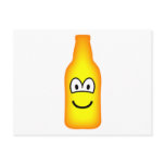 Bottle emoticon   postcards