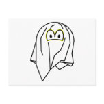 Ghost emoticon   postcards