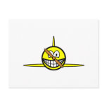 Airplane smile Propeller  postcards