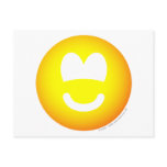 Cut out emoticon   postcards